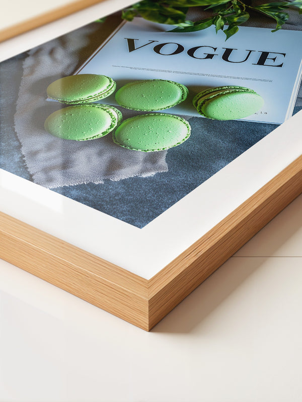 Macarons Vogue Grünstillleben