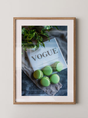 Macarons Vogue Grünstillleben