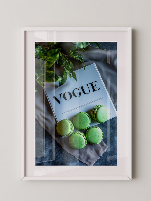 Macarons Vogue Grünstillleben