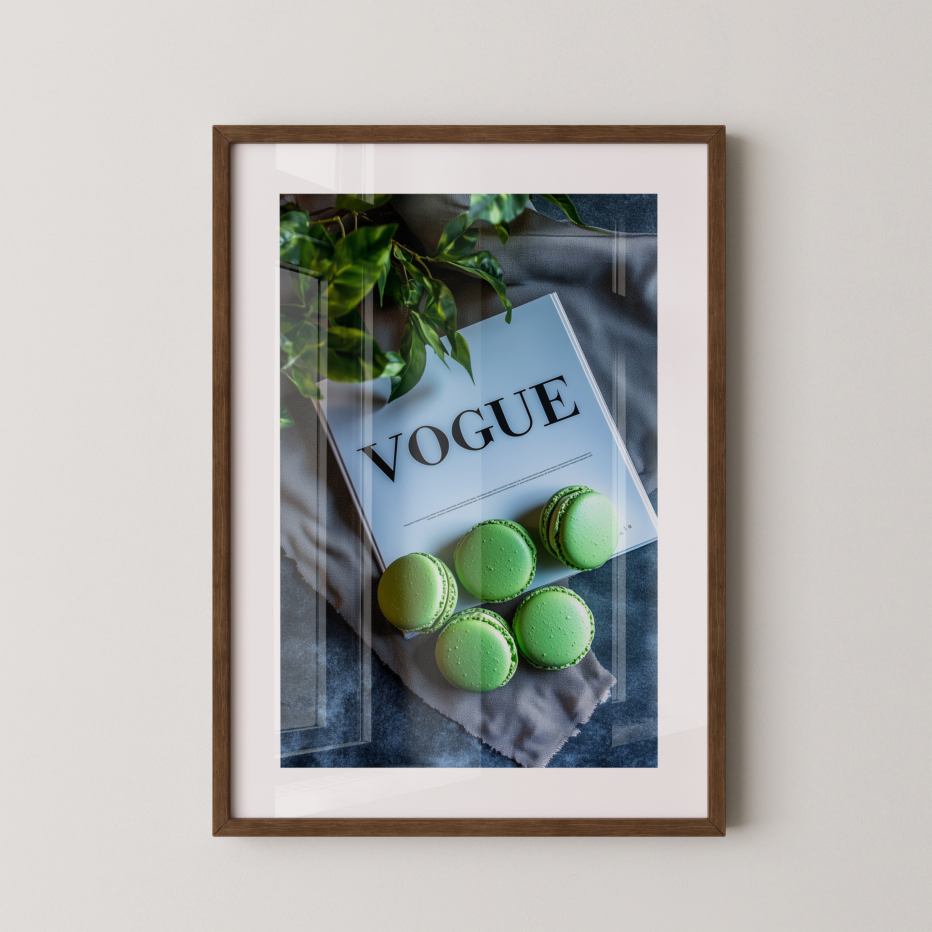 Macarons Vogue Grünstillleben