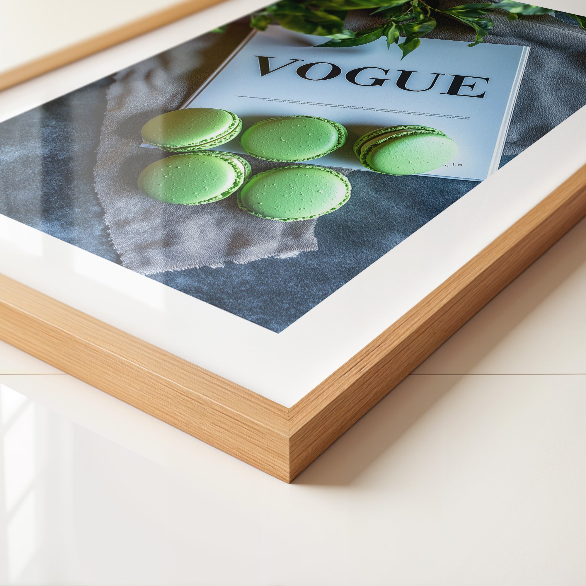 Macarons Vogue Grünstillleben