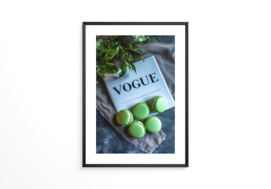 Macarons Vogue Grünstillleben