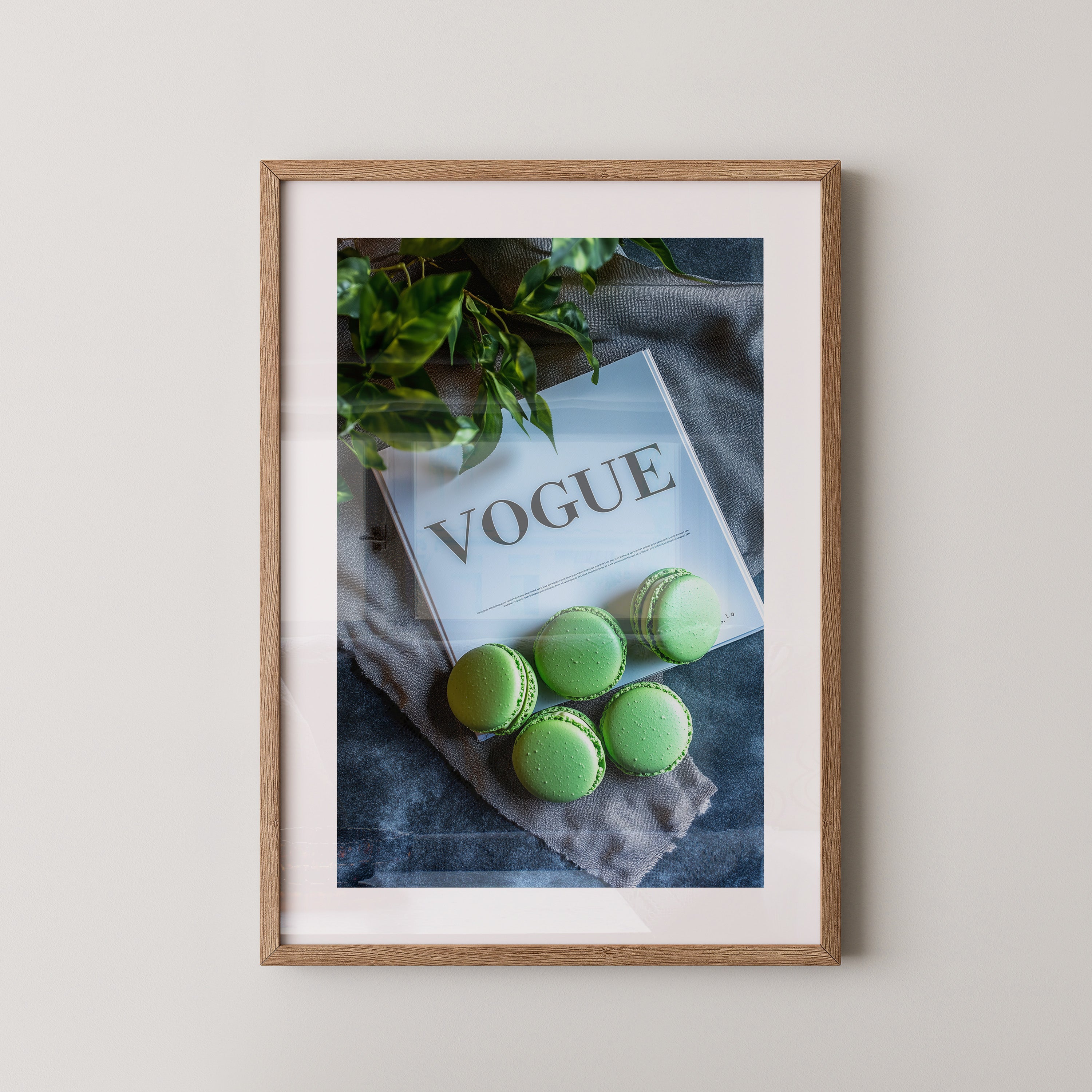 Macarons Vogue Grünstillleben