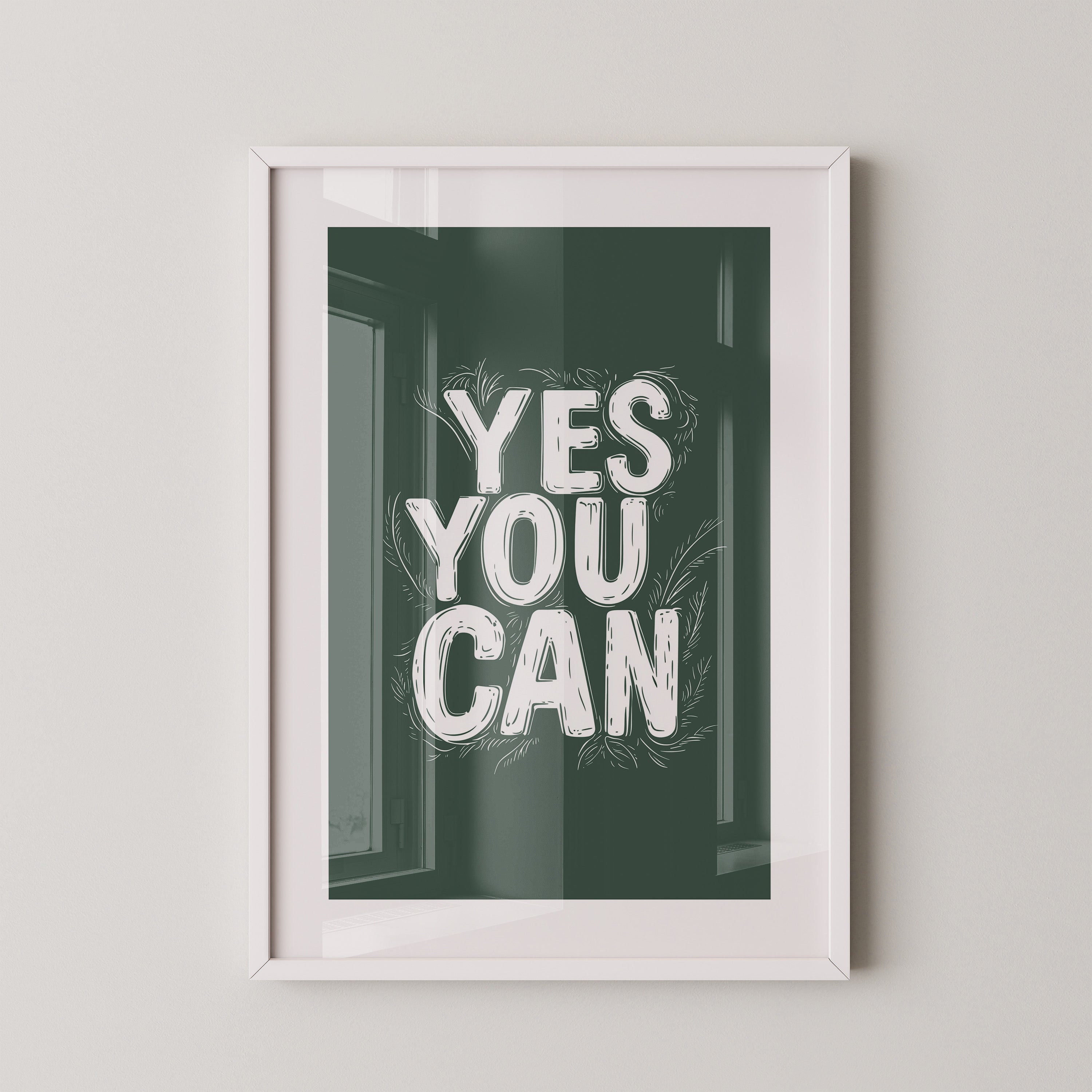 Positive Zitat grün