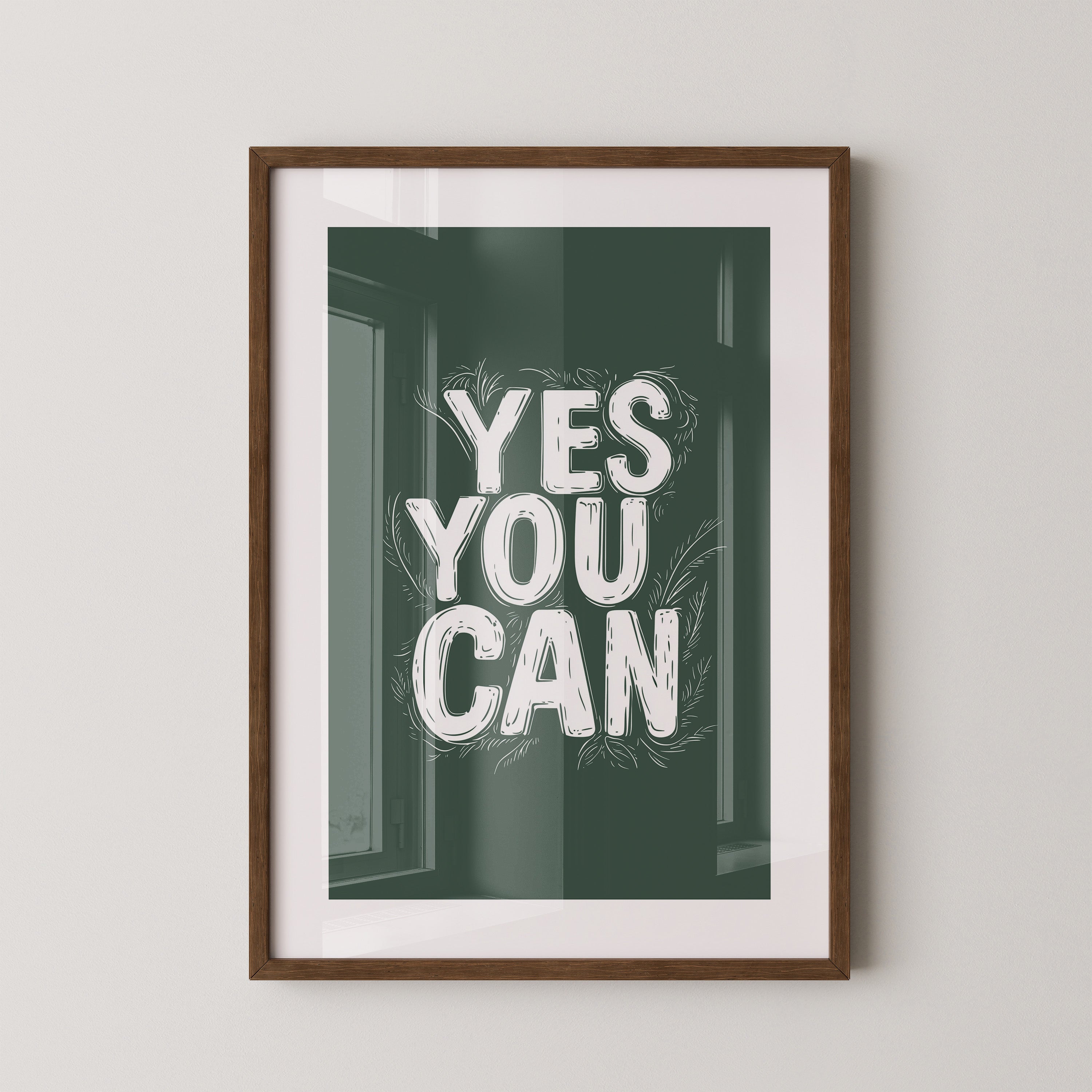 Positive Zitat grün