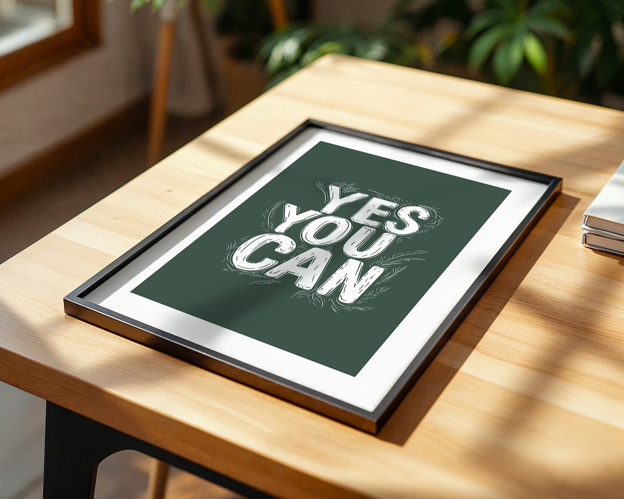 Positive Zitat grün