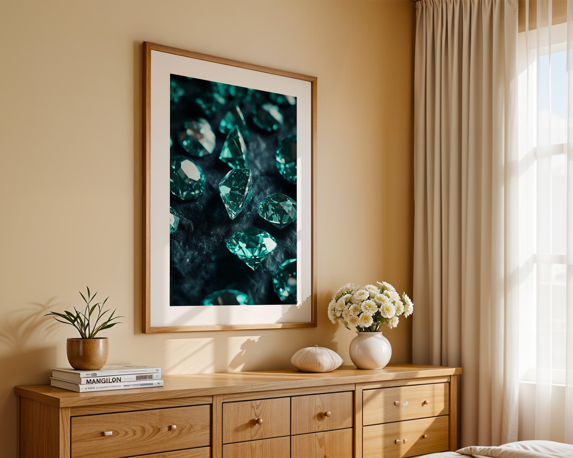 Smaragde brillant Dunkelheit