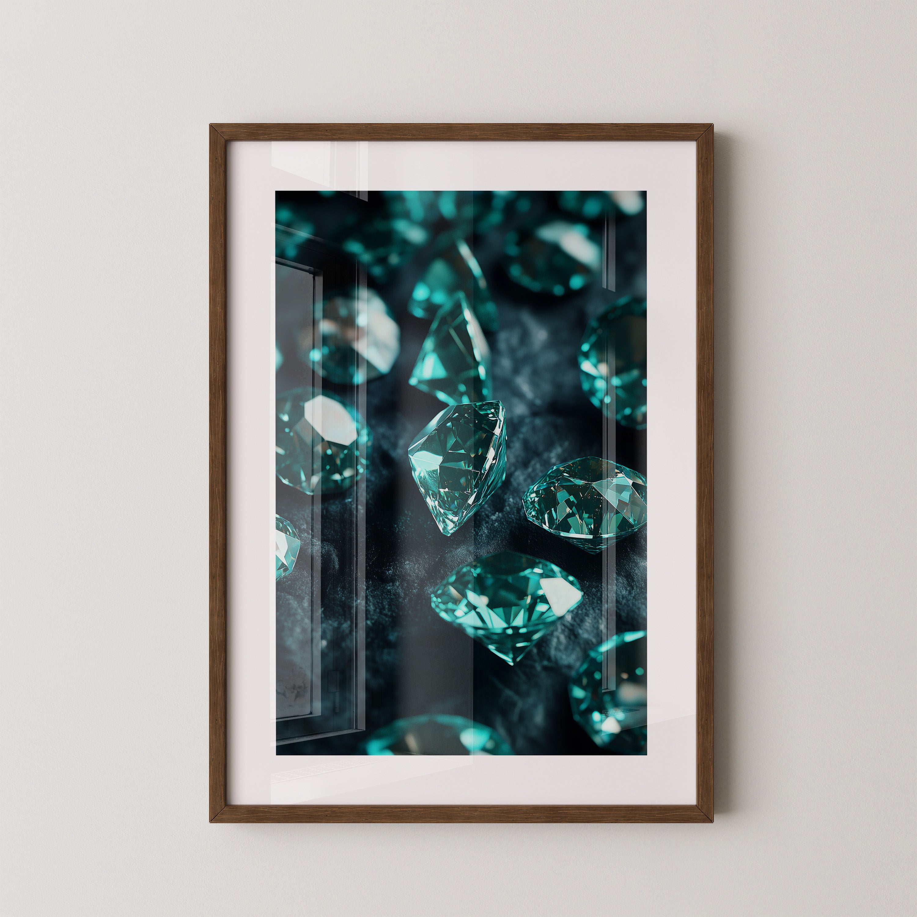 Smaragde brillant Dunkelheit