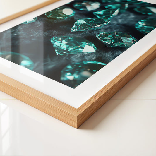 Smaragde brillant Dunkelheit