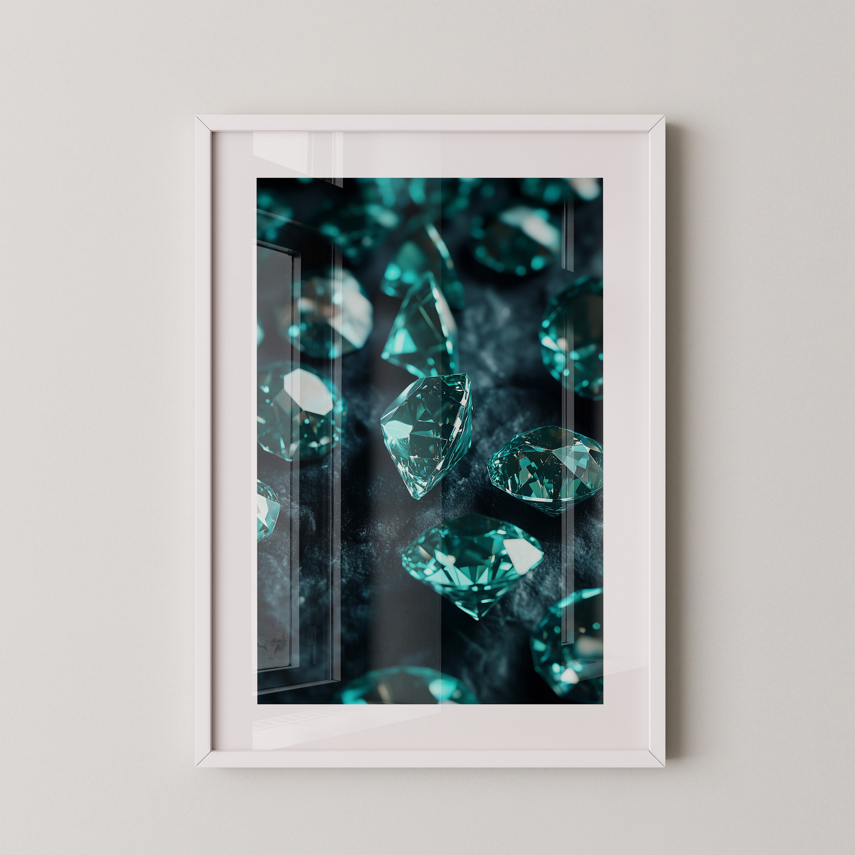 Smaragde brillant Dunkelheit