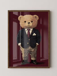 Teddybär Anzug Illustration