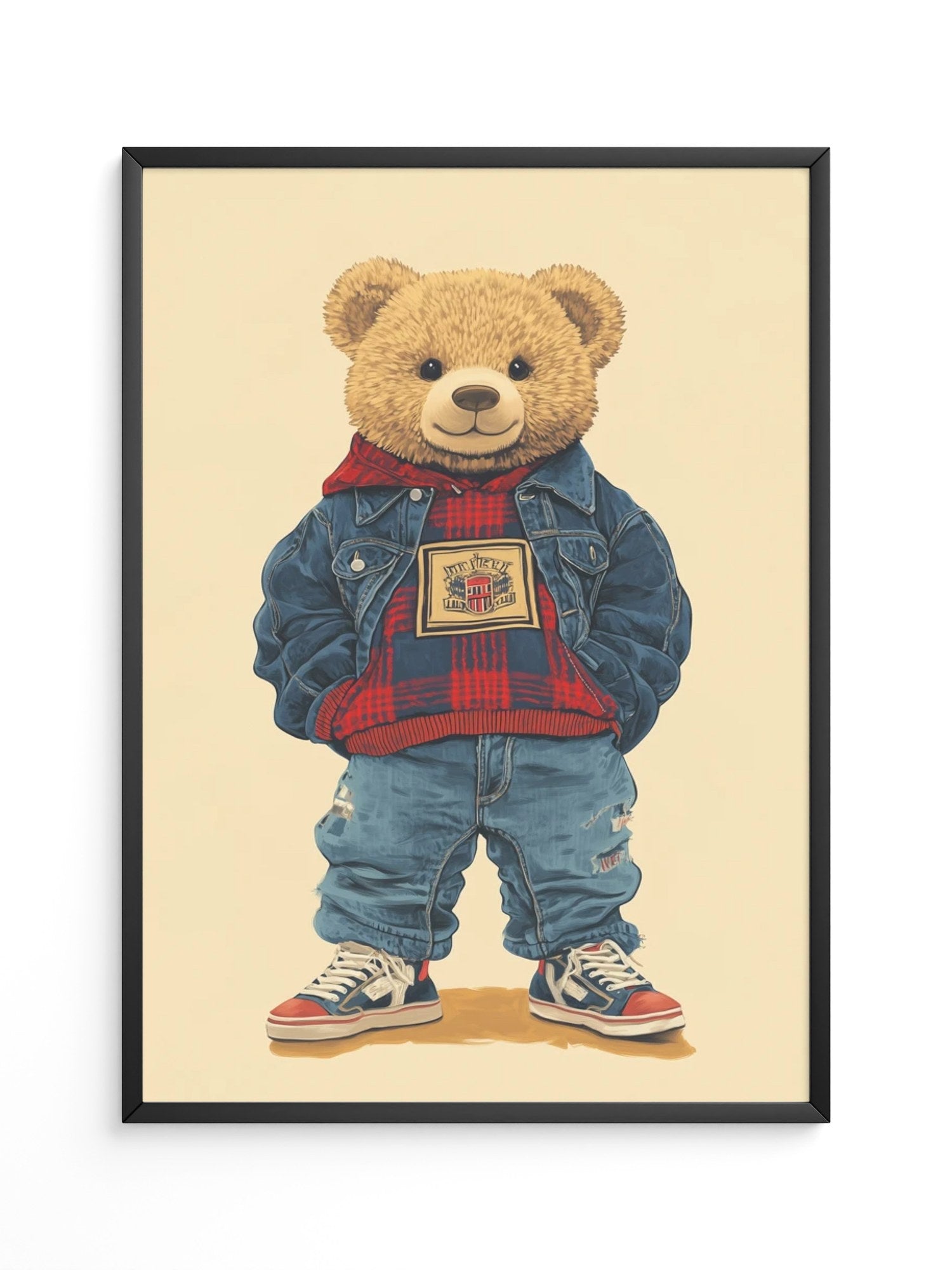 Teddybär Hipster Outfit