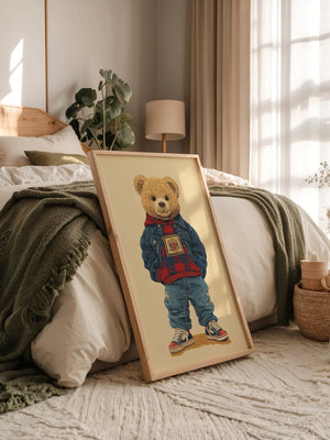 Teddybär Hipster Outfit