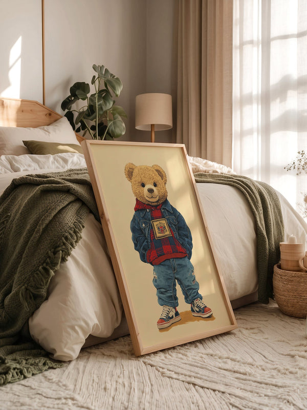 Teddybär Hipster Outfit
