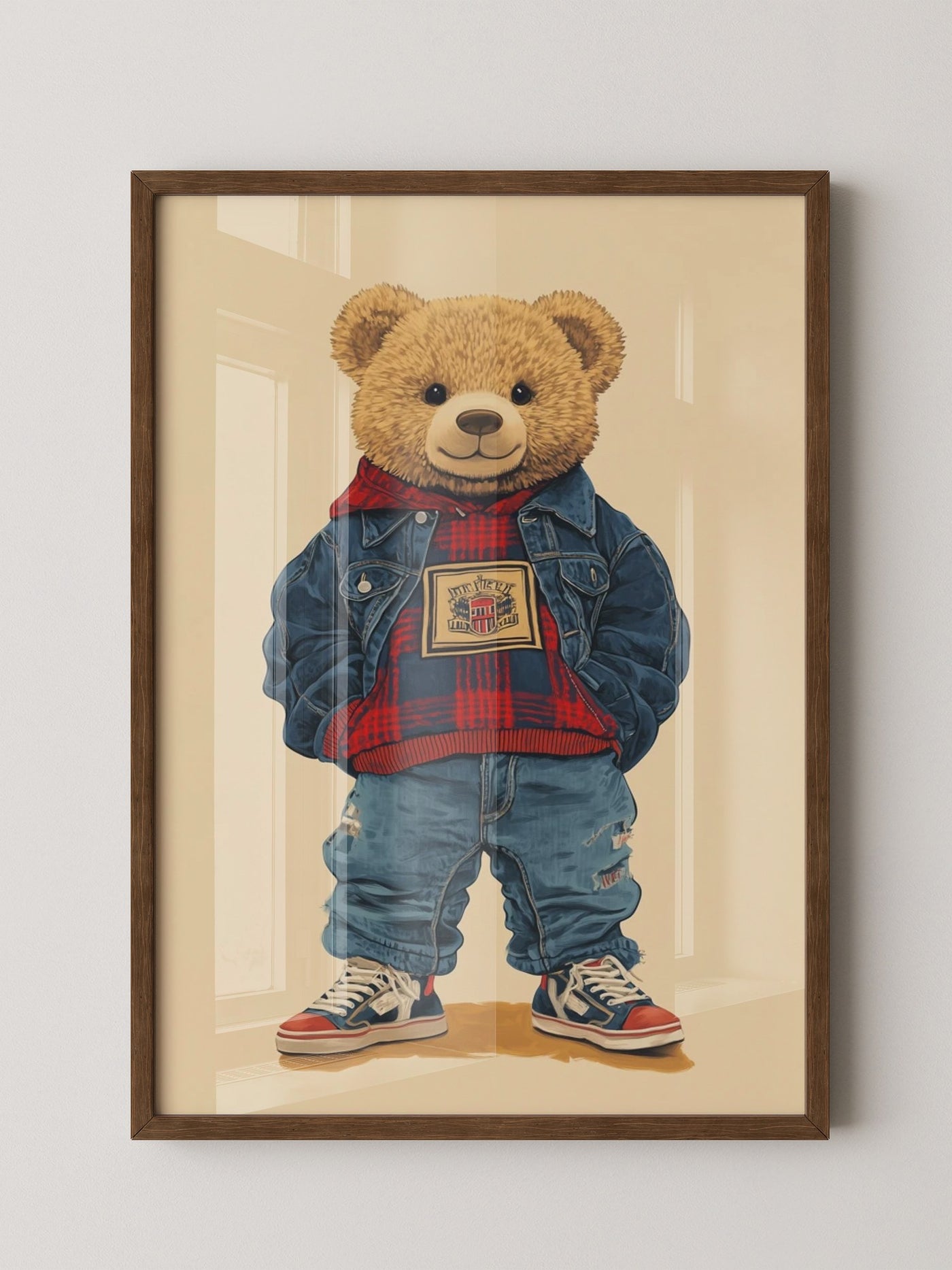 Teddybär Hipster Outfit