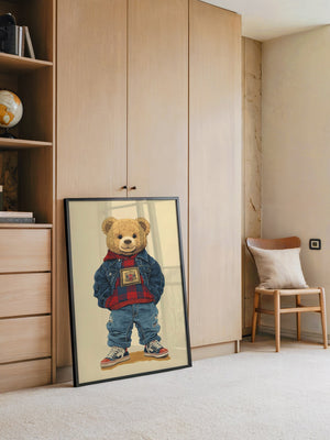 Teddybär Hipster Outfit