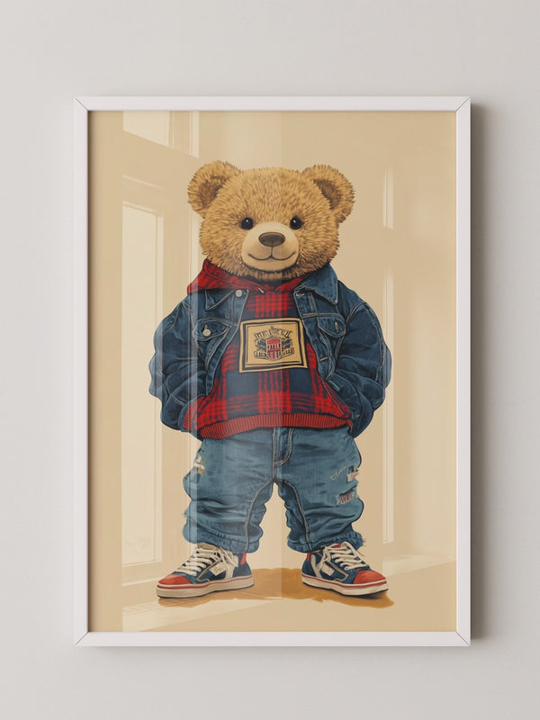 Teddybär Hipster Outfit