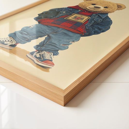 Teddybär Hipster Outfit