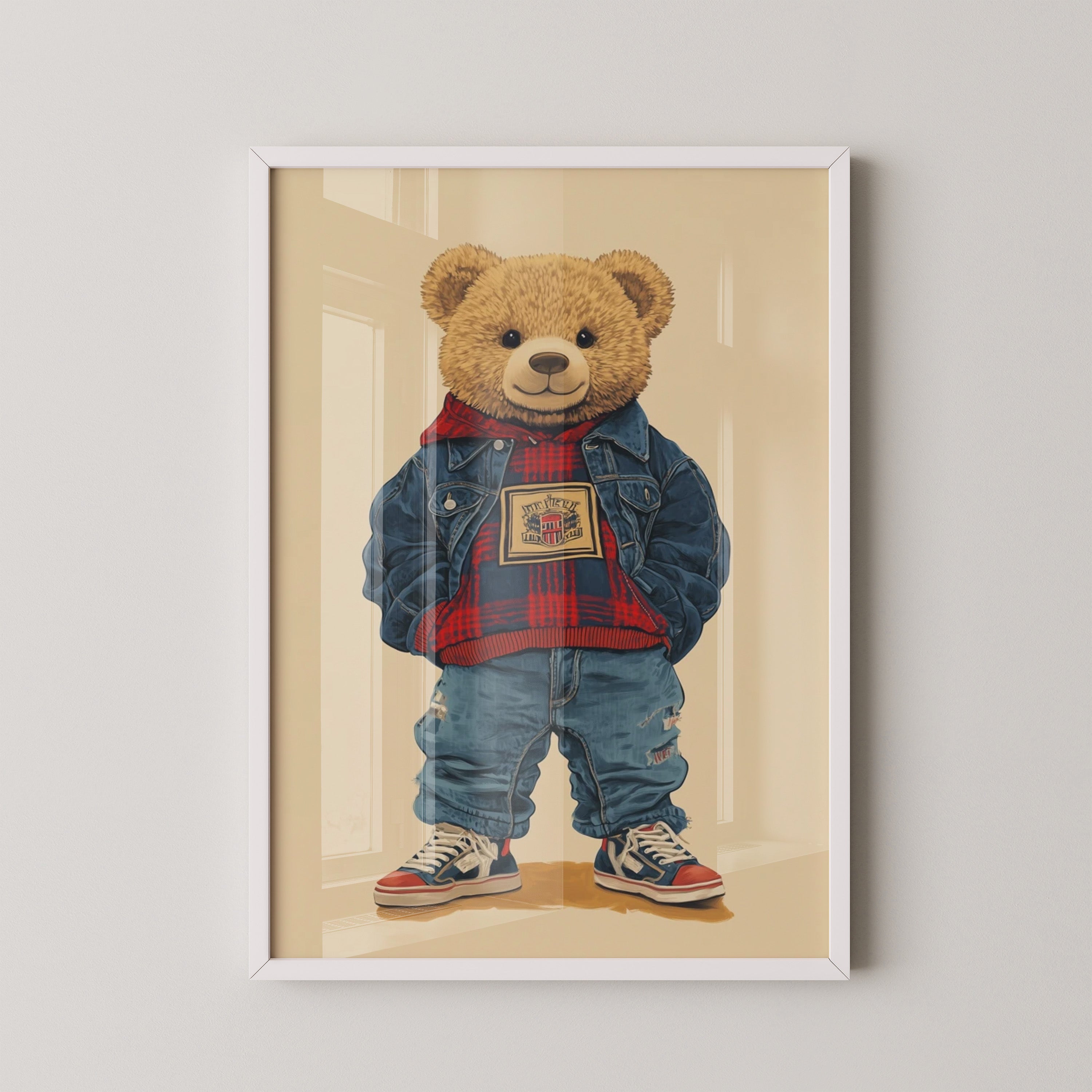 Teddybär Hipster Outfit