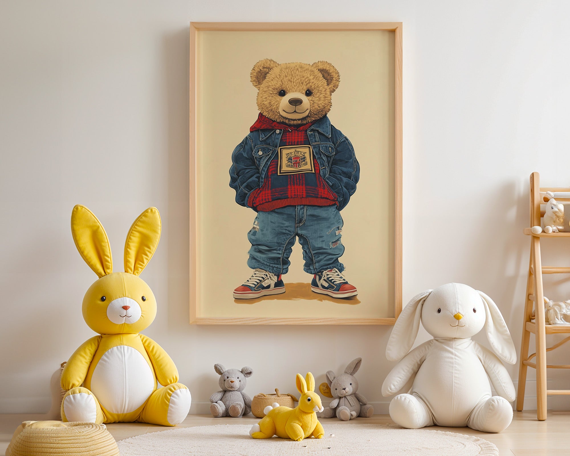 Teddybär Hipster Outfit