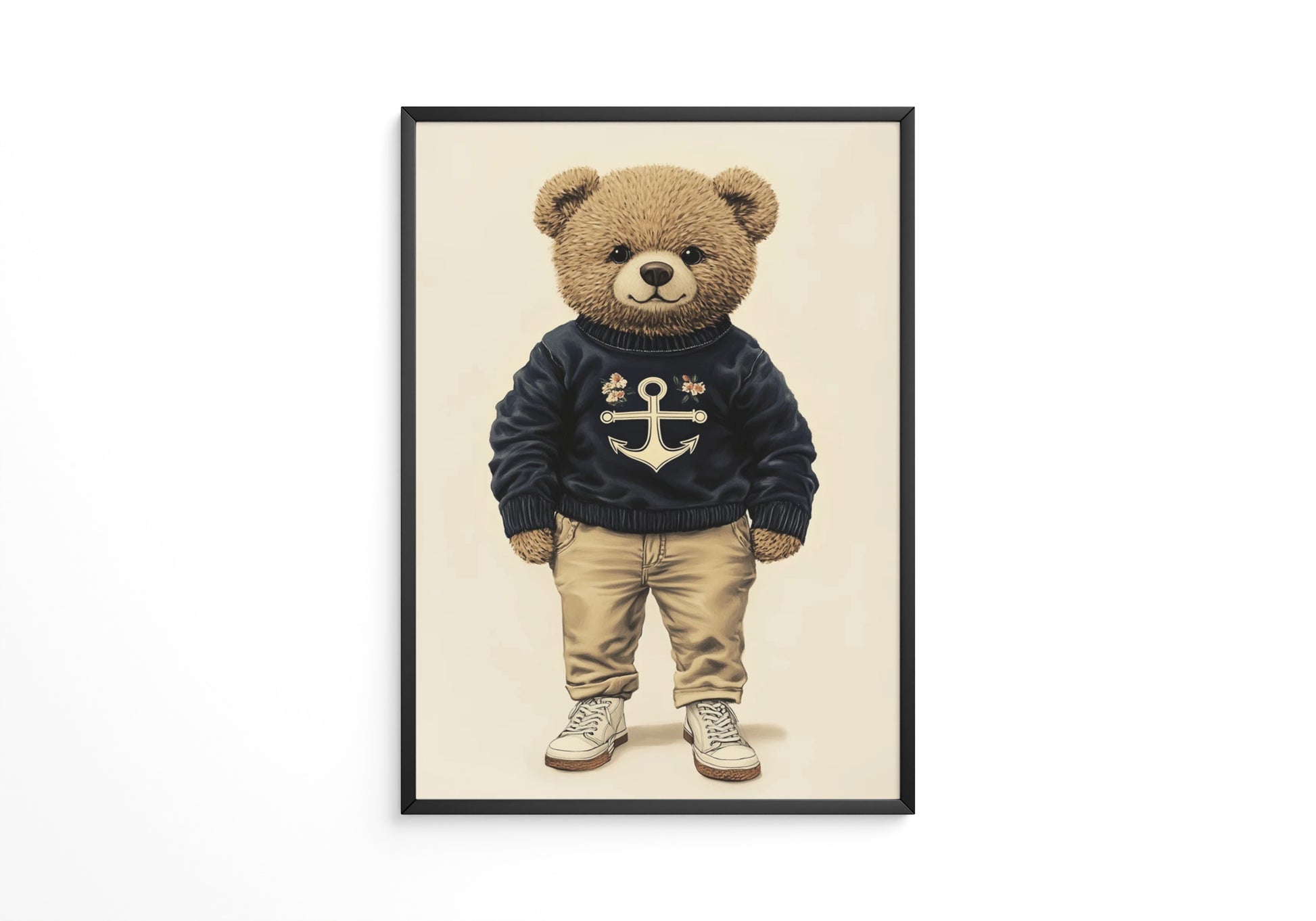 Teddybär Matrosenlook Vintage