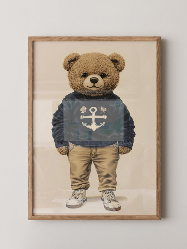 Teddybär Matrosenlook Vintage