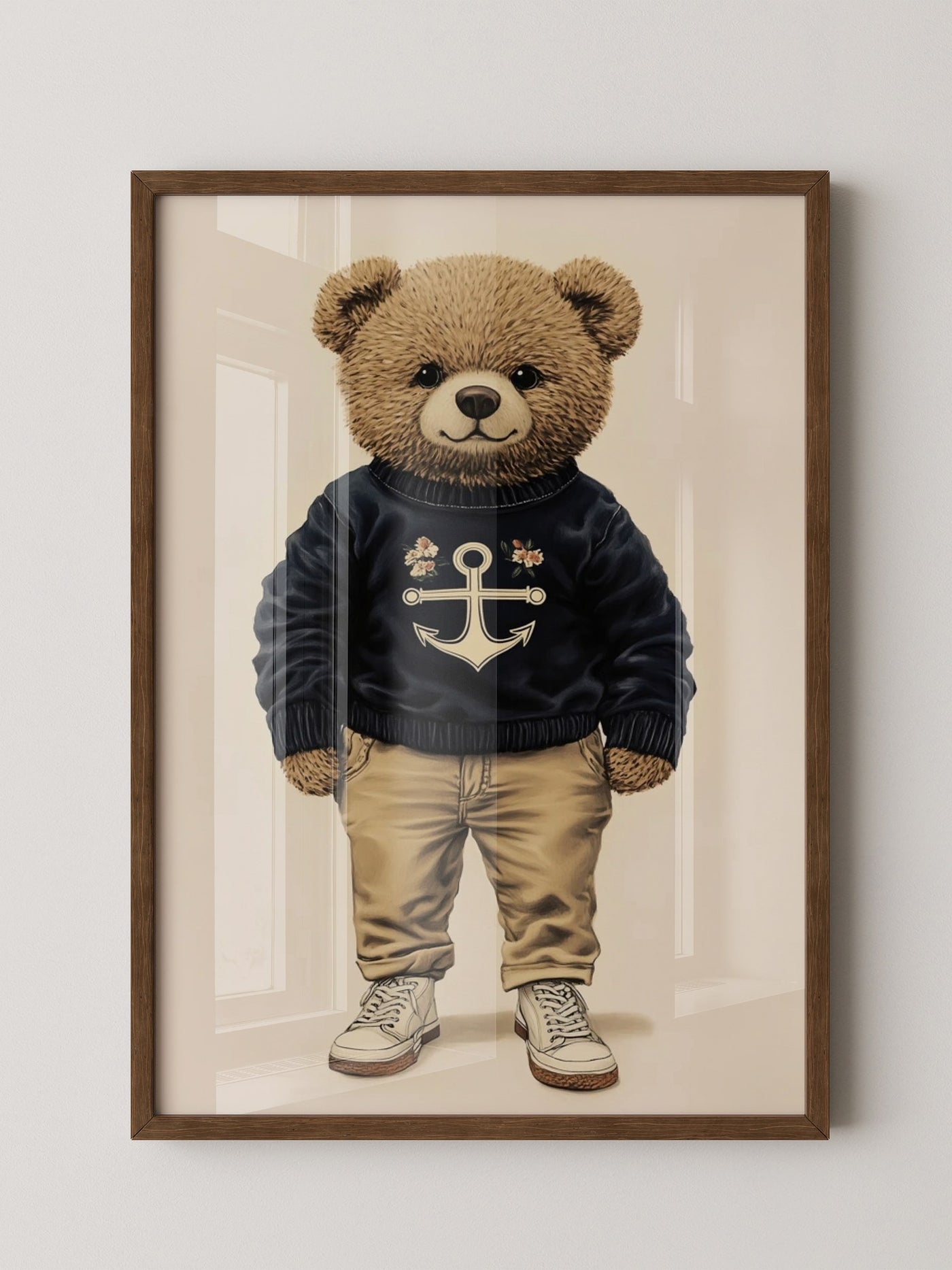 Teddybär Matrosenlook Vintage
