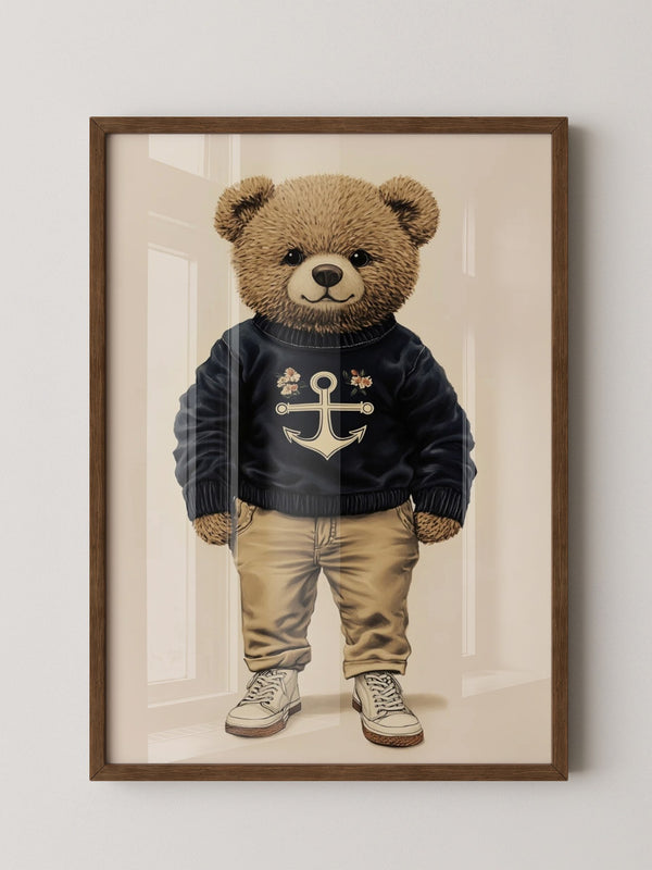 Teddybär Matrosenlook Vintage