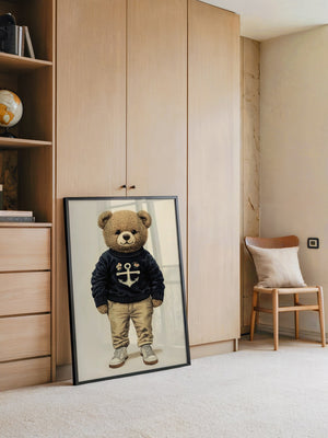 Teddybär Matrosenlook Vintage