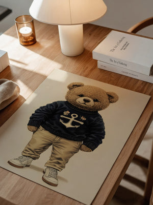 Teddybär Matrosenlook Vintage
