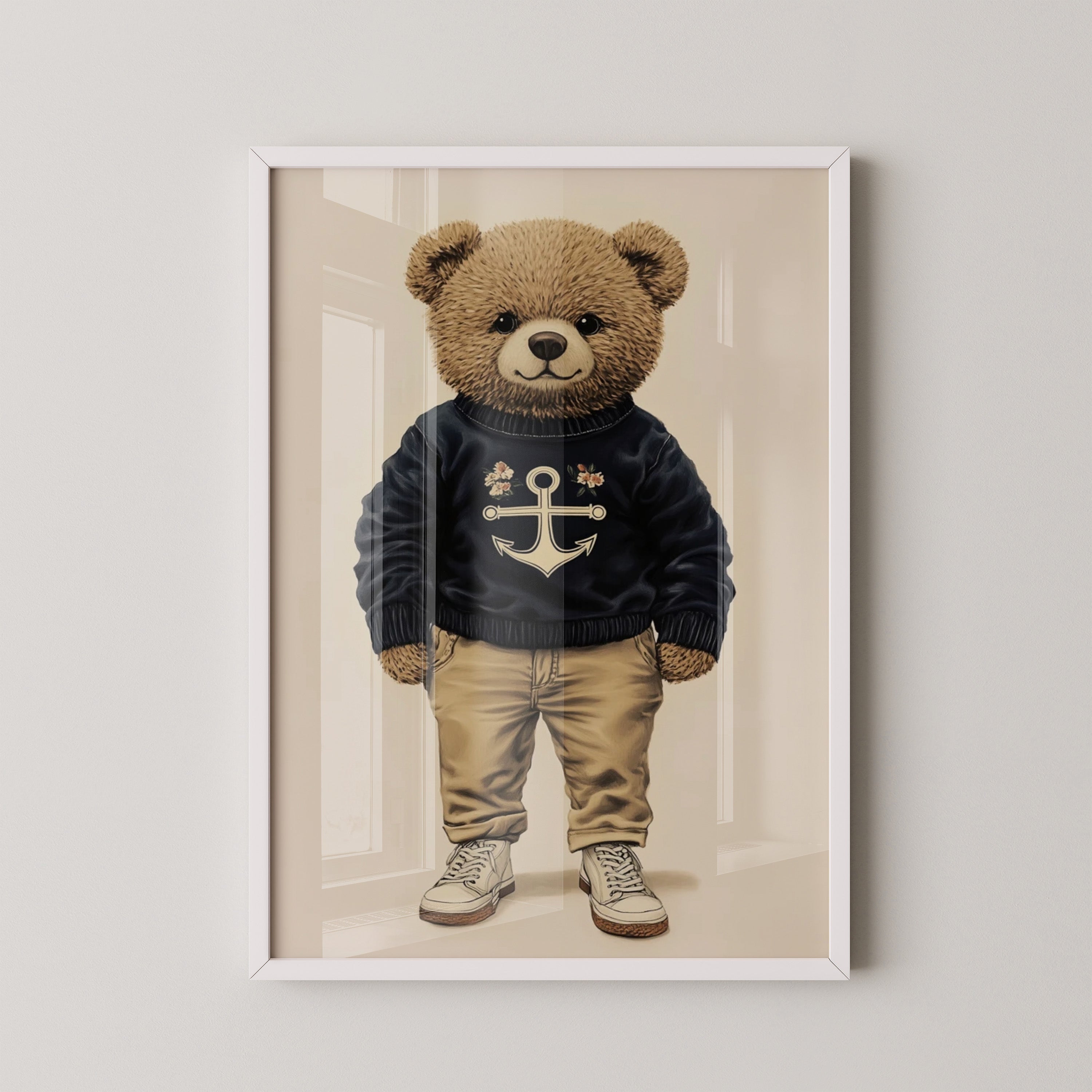 Teddybär Matrosenlook Vintage