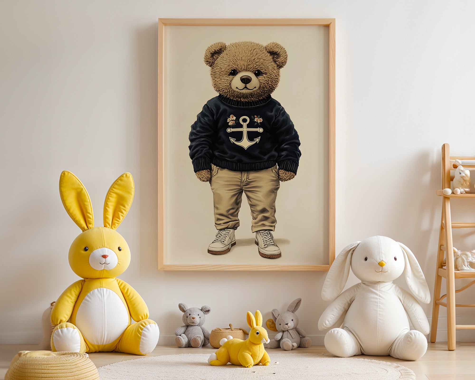 Teddybär Matrosenlook Vintage