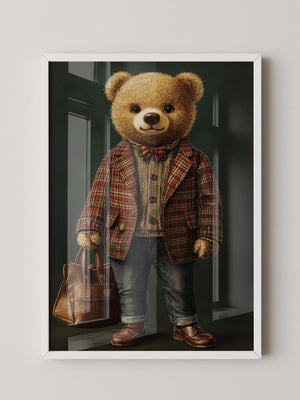 Teddybär Retro Mode