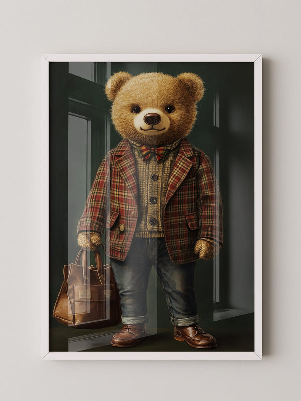Teddybär Retro Mode