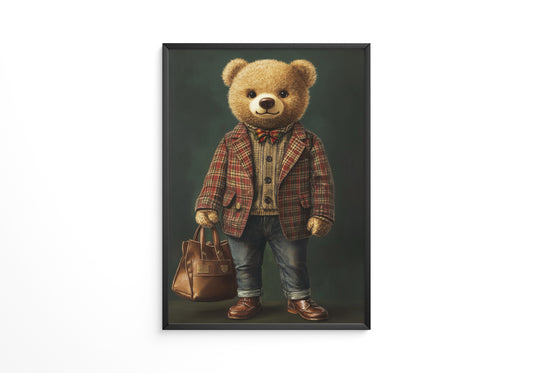 Teddybär Retro Mode
