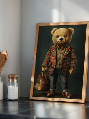 Teddybär Retro Mode