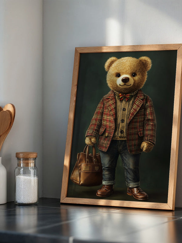Teddybär Retro Mode