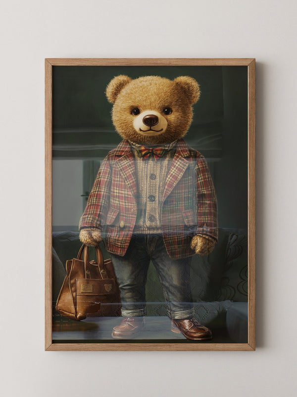 Teddybär Retro Mode
