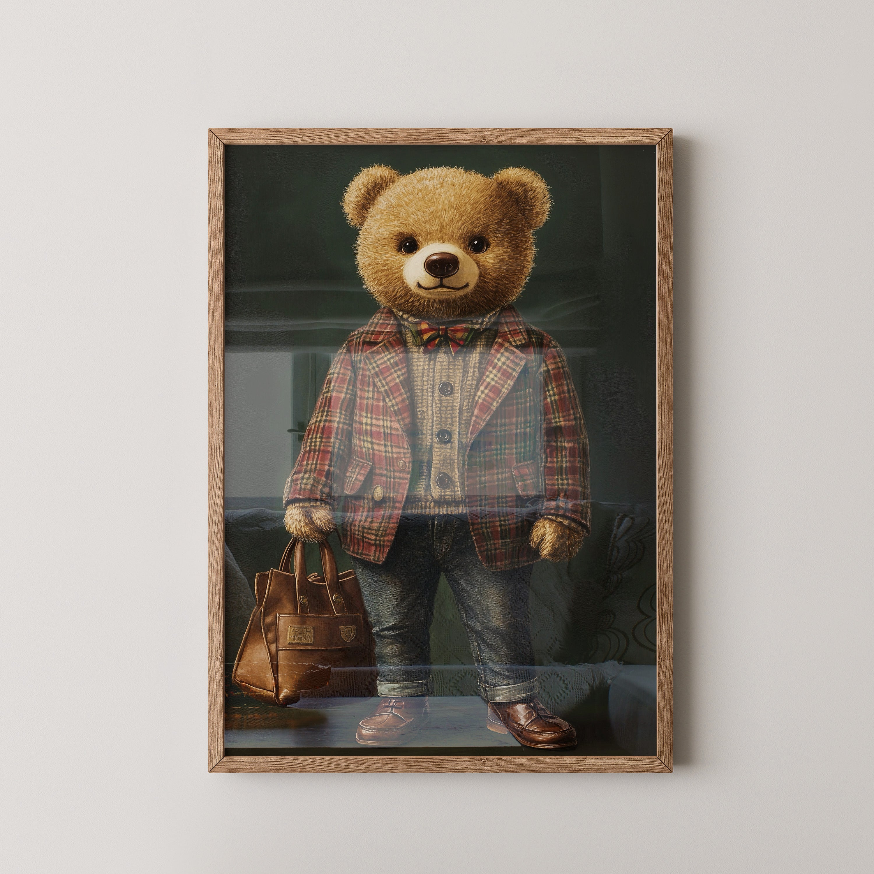 Teddybär Retro Mode