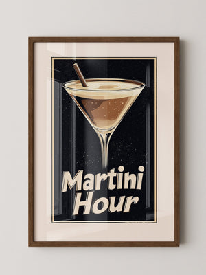 Martini Glas Retro-Stil