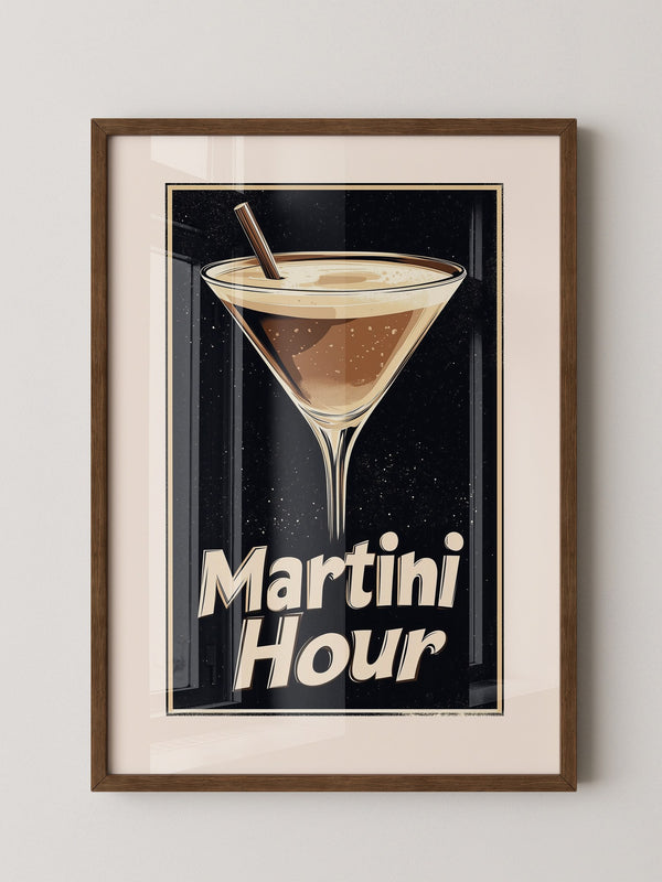 Martini Glas Retro-Stil