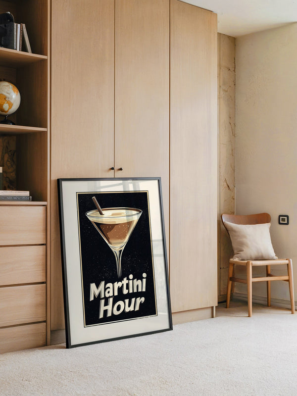 Martini Glas Retro-Stil
