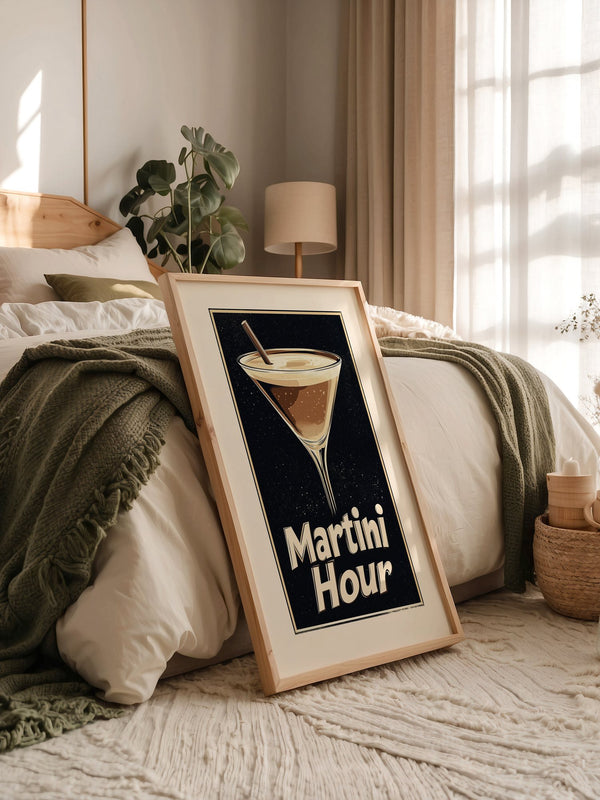 Martini Glas Retro-Stil