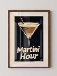 Martini Glas Retro-Stil