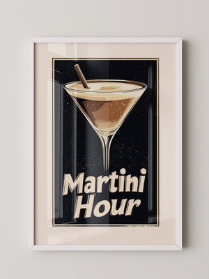 Martini Glas Retro-Stil