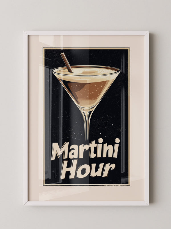 Martini Glas Retro-Stil
