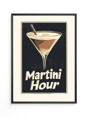 Martini Glas Retro-Stil