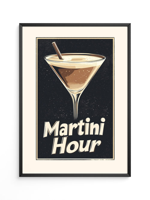 Martini Glas Retro-Stil