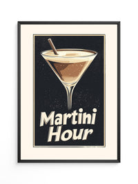 Martini Glas Retro-Stil