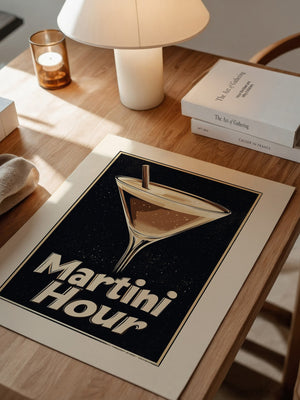 Martini Glas Retro-Stil
